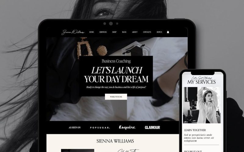 Modelli Grafica Progetto Sito Web Online