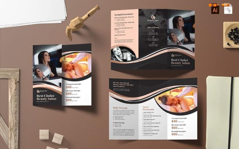 Modelli Grafica Stampa Depliant Online