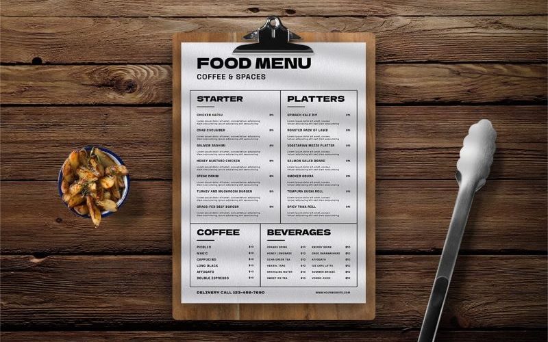 Modelli Grafica Stampa Menù Ristoranti Pizzerie Online