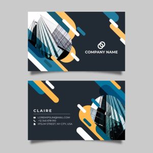 Biglietto da visita per artigiani con layout grafico personalizzato