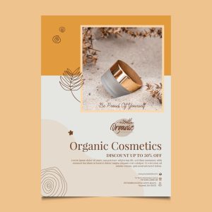 Progetto di volantino promozionale per servizi di estetica